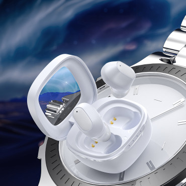 Ausinės Sekite MEMS WIRELESS TWS BLUETOOTH 5.3 - balta