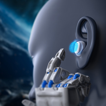 Fejhallgató Kövesse a MEMS vezeték nélküli TWS Bluetooth 5.3 - fehér