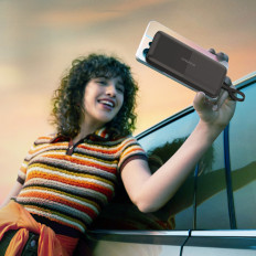 Powerbank 10000 mAh 22.5w USB-A USB-C-Micro-USB mit USB-C und Blitzkabel - schwarz