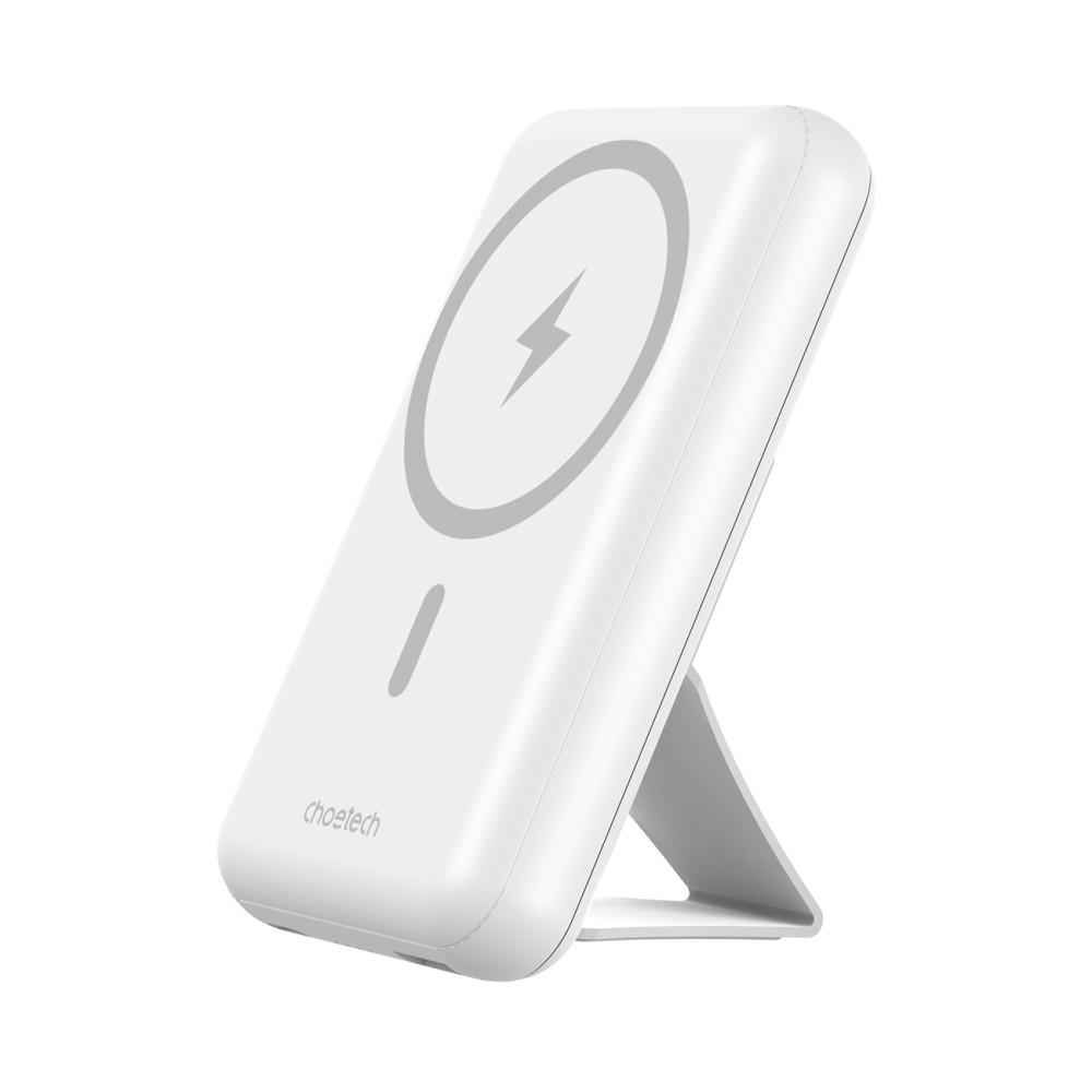 PowerBank 10000 MAH 20W Magsafe USB-A USB-C Function Connected - White
