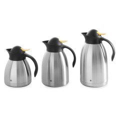 Θερμική θερμική κανάτα Catering για Tea χάλυβα διπλά χάλυβα 1L - Hendi 446522