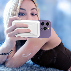 PowerBank 10000 MAH 20W MAGSAFE USB-Μια στάση USB-C STAND - Λευκό