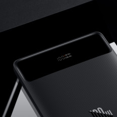 POWERBANK 20000 MAH 2X USB-A 2x USB-C 100W + USB-C kabel - crno