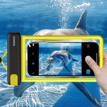 Vodotesné puzdro pre telefón 7.2 '' IPX8 Deep Dive 4 vrstvy - čierna a žltá