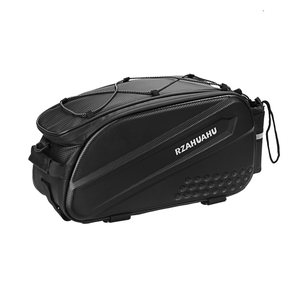 Sac de vélo 10L sur le coffre avec poches latérales 38.5x19.5x16cm - noir