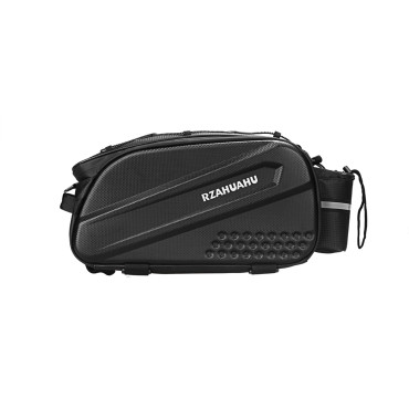 10L Cykelväska på stammen med sidofickor 38.5x19.5x16cm - svart