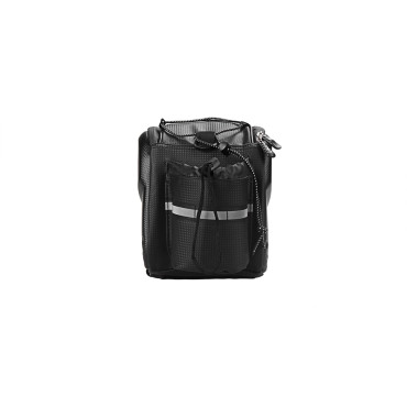 10L Sykkelpose på kofferten med sidelommer 38.5x19.5x16cm - Svart