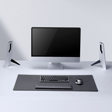 Lave-linge Mata sur le bureau pour un ordinateur portable Série MagPro II avec un support de poignet - Noir