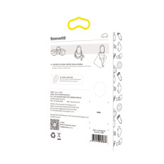 Hook selvklebende krok lite skall til bilen. hjem. Garasje sett 4pcs. - Svart
