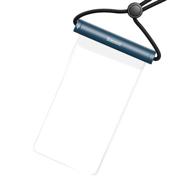 Étui étanche pour téléphone 7.2 '' avec aquaglide cylindrique IPX8 - bleu