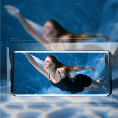 Vanntett tilfelle for telefon 7.2 '' med sylindrisk IPX8 Aquaglide - Blå