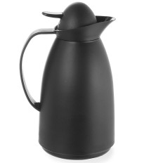 Termos med et glass kaffe og te kassett svart konsept. 1l - Hendi 449608