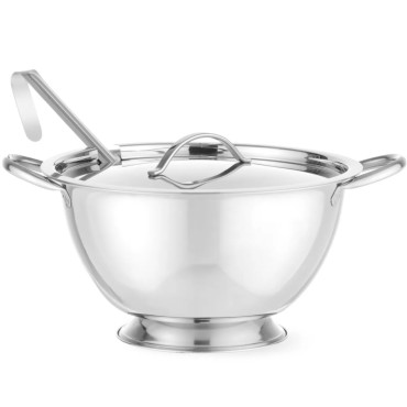 Vase für Suppe mit Deckel...