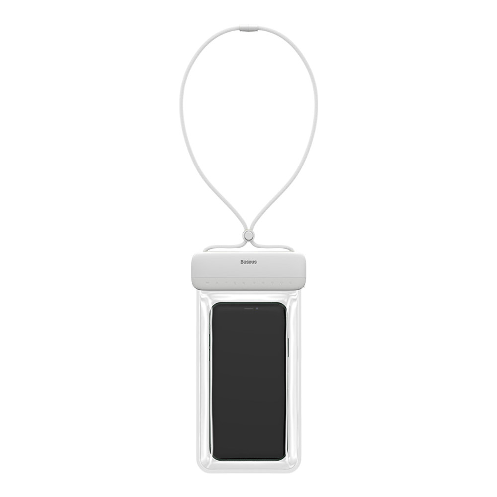 Caso impermeável no telefone 7.2 '' Aquaglide IPX8 com sistema de bloqueio de slide - branco