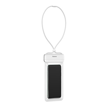 Caso impermeável no telefone 7.2 '' Aquaglide IPX8 com sistema de bloqueio de slide - branco