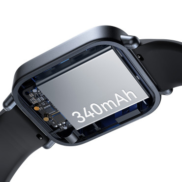 SmartWatch Fit-Life JR-FT3s s pripojením prijímajúcej funkcie - sivá
