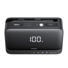 4in1 άλμα εκκίνησης 600a με Powerbank Flashlight 6000mah Super Energy Compressor - Μαύρο