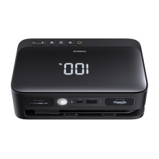 4in1 άλμα εκκίνησης 600a με Powerbank Flashlight 6000mah Super Energy Compressor - Μαύρο