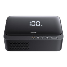 4in1 Jump Starter 600A con Powerbank Torcia Torcia 6000mAh Super Energy Compressor - Nero