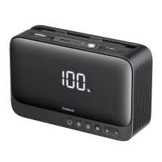 4in1 hüpata starter 600a koos Powerbank taskulamp 6000mah super energia kompressor - must