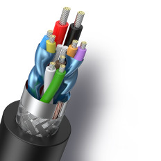 Hard disk pocket 2.5 '' SATA 3.0 6GBPS + USB-C cable 0.5m - silver