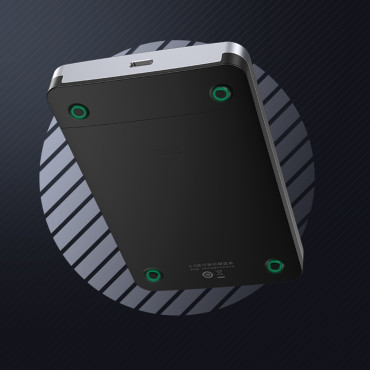 Kõvaketta tasku 2.5 '' SATA 3.0 6GBPS + USB-C-kaabel 0.5m - hõbedane