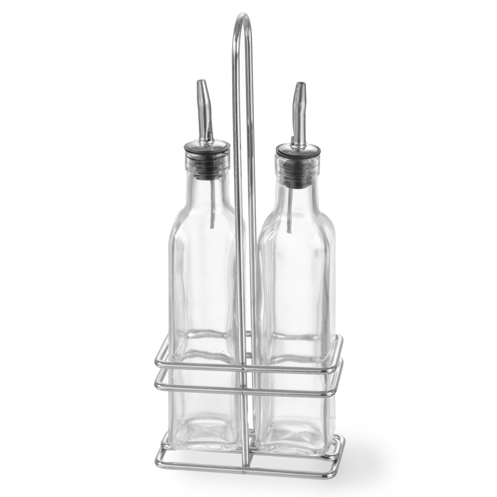 SABELWAATS SET MET MAND VOOR OLIE EN AUSTER 2 X 237ML - Hendi 460245 SABELWAATS SET MET MAND VOOR OLIE EN AUSTER 2 X 237ML - Hendi 460245