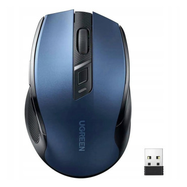 Souris optique USB USB de Souris USB 2.4GHz 4000 DPI - Bleu
