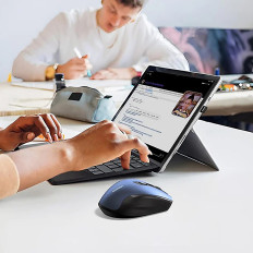 Egér vezeték nélküli USB 2.4GHz 4000 dpi optikai egér - kék