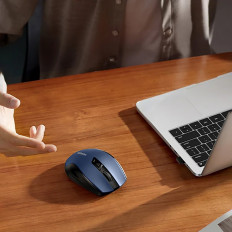 Egér vezeték nélküli USB 2.4GHz 4000 dpi optikai egér - kék