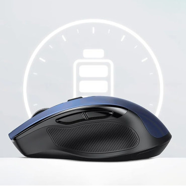 Souris optique USB USB de Souris USB 2.4GHz 4000 DPI - Bleu