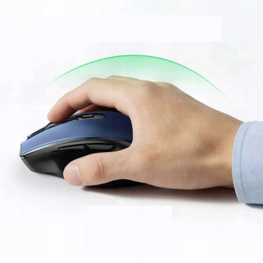Souris optique USB USB de Souris USB 2.4GHz 4000 DPI - Bleu