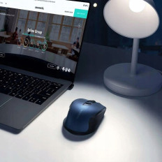Souris optique USB USB de Souris USB 2.4GHz 4000 DPI - Bleu
