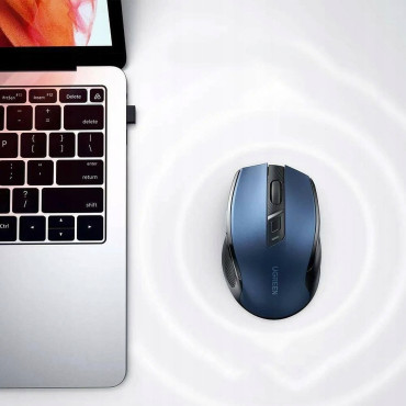 Souris optique USB USB de Souris USB 2.4GHz 4000 DPI - Bleu