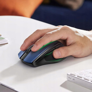 Mouse Wireless USB 2.4GHz 4000 DPI optical mouse - blue
