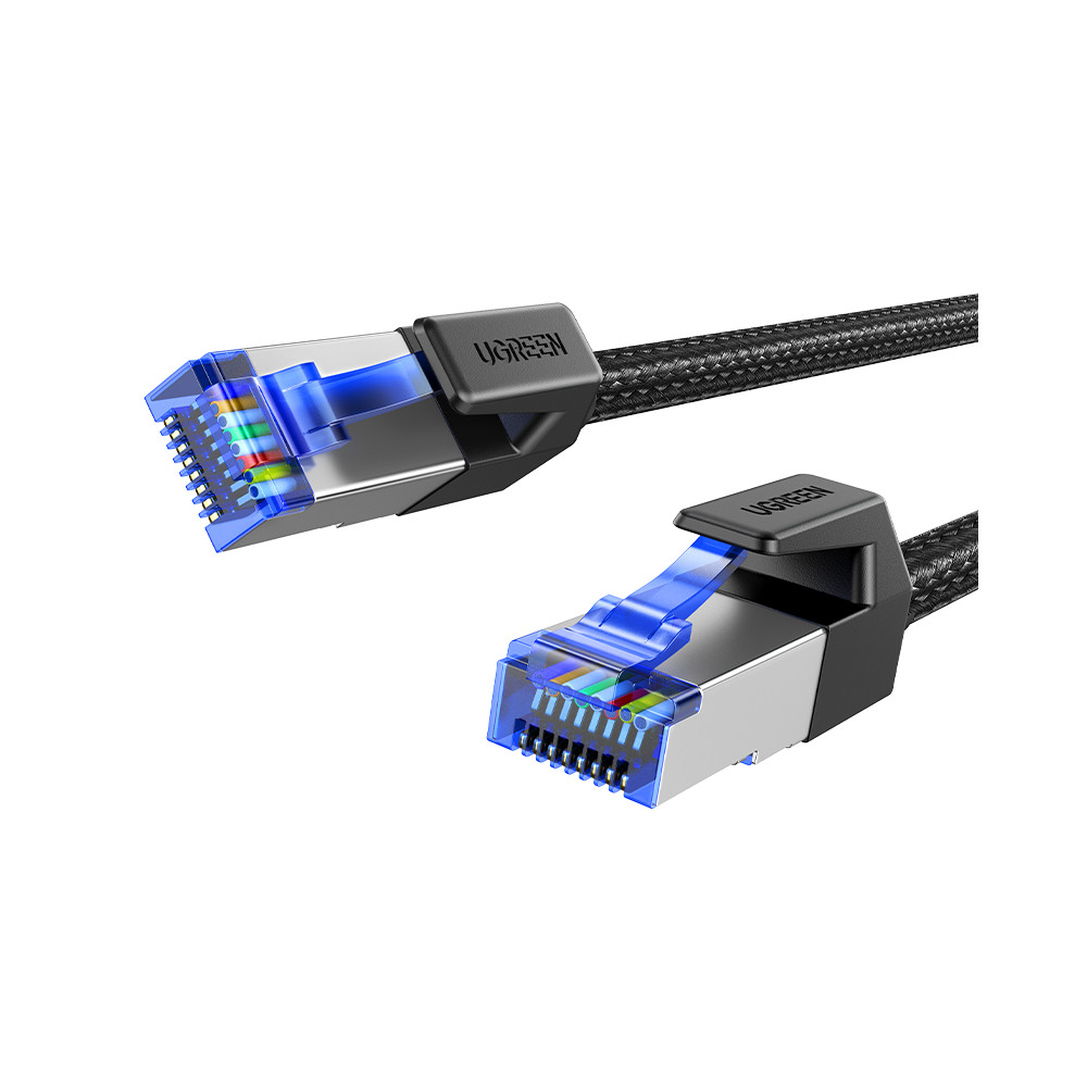 Patchcord Ethernet RJ45 CAT8 CAT8 jedro kabla 1.5m - Črna