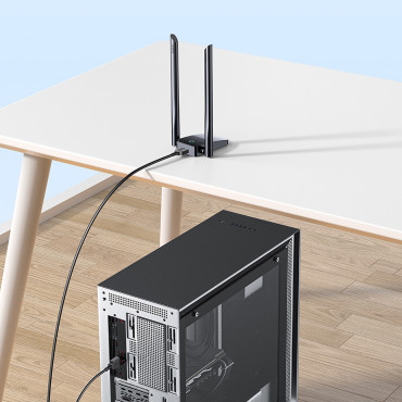 USB WIFI 2.4GHz 5GHz Fastjoy Access Bod 1300 MB / S - čierna