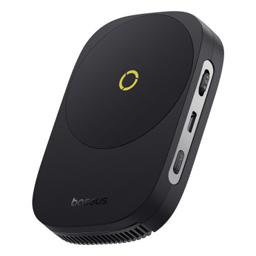 3in1 Fan refrigerador Smartphone 15W carregador de indução e suporte - preto