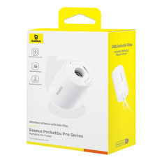 2in1 Pompe touristique pour matelas et lampe à LED Pocketgo Pro - Lampe de poche blanche