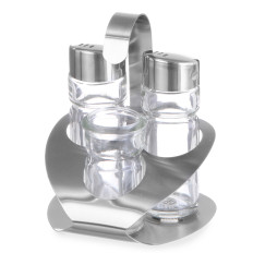Roostevabast terasest vürtsid Set Salt Pepper Hambiphicks - Hendi 465325