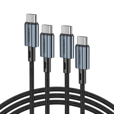 Καλώδιο καλωδίου USB-C - USB-C PD 60W στο σχιστόλιθο XCC-1014 - γκρι