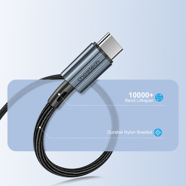 Kabel USB-C-kabel - USB-C PD 60W i XCC-1014 Shale - Grå