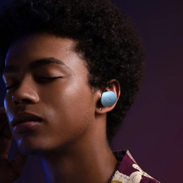 Trådlösa hörlurar TWS Bluetooth 5.3 Lighta VocalSound - Blue