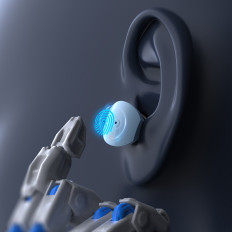 Langattomat kuulokkeet TWS Bluetooth 5.3 Ligha Vocalis - Sininen