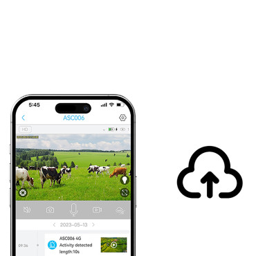 Saules saules saules enerģija PTZ Wifi ar 5W Saules panelī ASC006-WF - balta