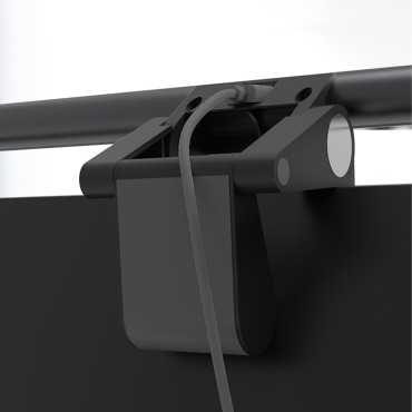 LED lemputė ant monitoriaus sidabro beždžionių LEDGAR LB200 2800K-5500K + pilotas - juoda