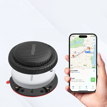 Sportsutstyr Locator Tag Carbon IP67 fra Apple Finn min - svart