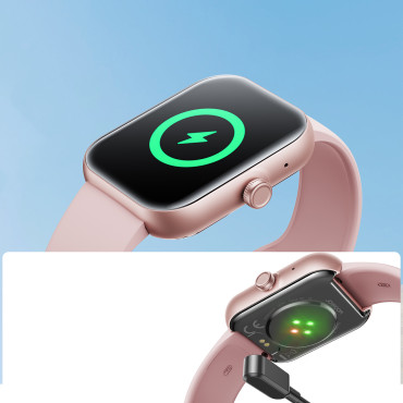 Smartwatch Fit-Life JR-FT5 Plus csatlakozással ellátott funkcióval - Rózsaszín