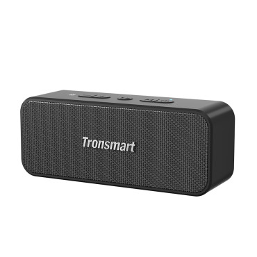 Brezžični zvočnik T2 PLUS nadgrajen 20W Bluetooth 5.3 - črna
