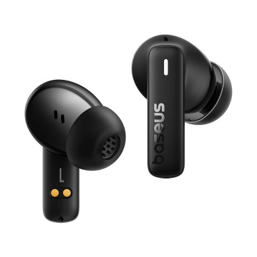 Draadloze hoofdtelefoons Bowie E19 TWS Na USB-C - zwart